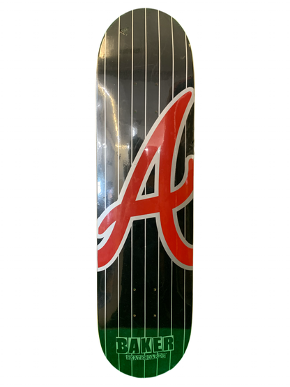 Baker Andrew Reynolds Braves A Pinstripe 2008 Black/Red 8" Classic Skateboard Deck