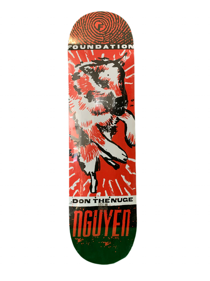 Foundation Don Nuge Nguyen Fought The Law 7.8" Classic Skateboard Deck