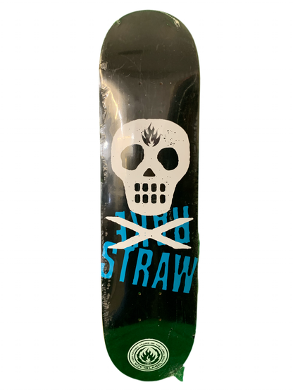 Black Label Pat Rakestraw Classic White Skull 7.9" Classic Skateboard Deck
