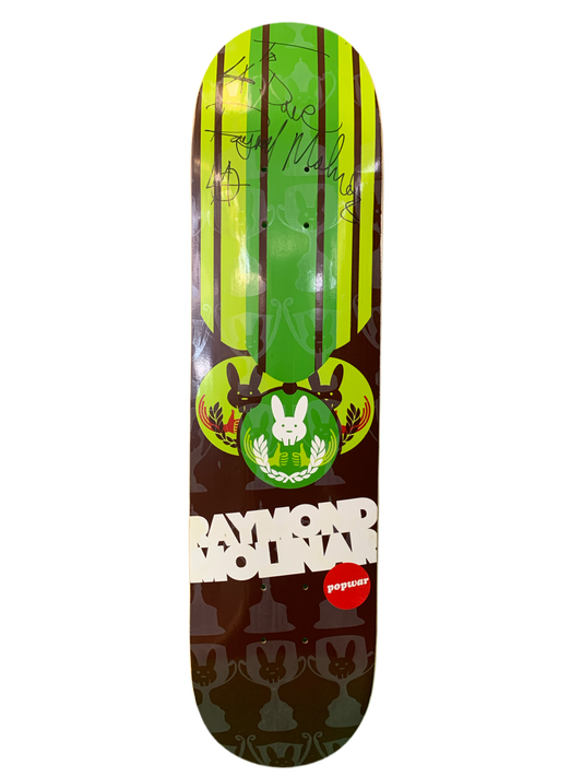 Popwar Raymond Molinar Autographed Debut 7.75" Classic Skateboard Deck
