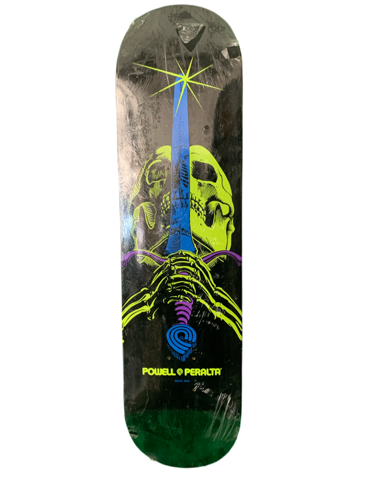 Powell Peralta BL Ligament Skull & Sword 3 7.75" Classic Skateboard Deck