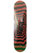 Bummer High Groovy Red/Black 7.5" Classic Skateboard Deck