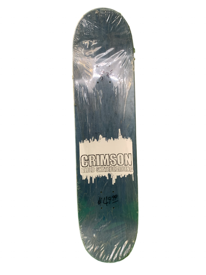 Crimson Green Brand Logo 8.25" Classic Skateboard Deck