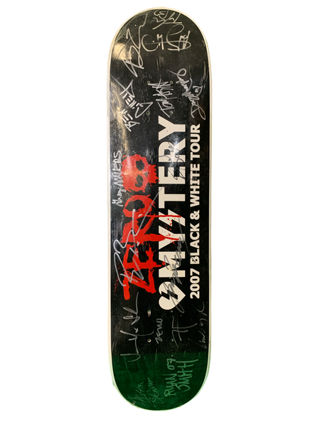 Zero x Mystery 2007 Black & White Tour Autographed Entire Team