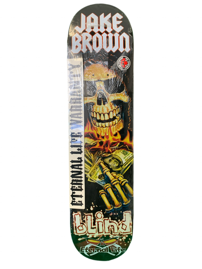 Blind Jake Brown Reaper Gambler Eternal Life 7.5" Classic Skateboard Deck