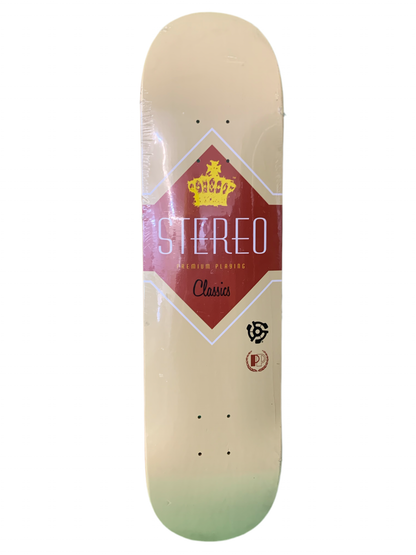 Stereo Premium Playing Classics 8" Classic Skateboard Deck