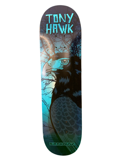 Birdhouse Tony Hawk Blue Hawk 8.25" Classic Skateboard Deck