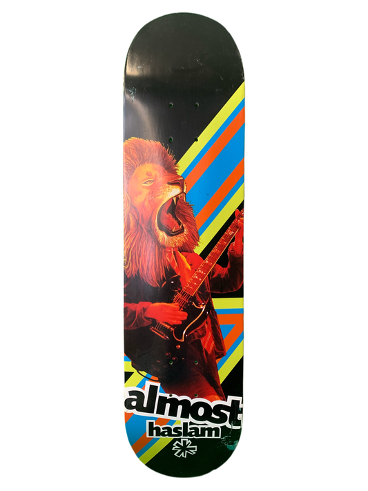 Almost Chris Haslam Lion Player 7.9" Classic Skateboard Deck