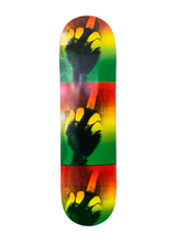 HUF Middle Finger Rasta 8" Classic Skateboard Deck