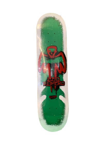 Baker Leo Romero Vato Angel White/Green 7.9" Classic Skateboard Deck
