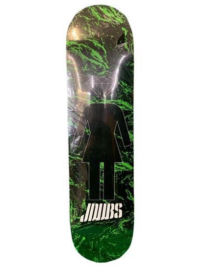 Girl x Diamond Jeron Wilson Shoe Series II Black/Green 7.63" Classic Skateboard Deck
