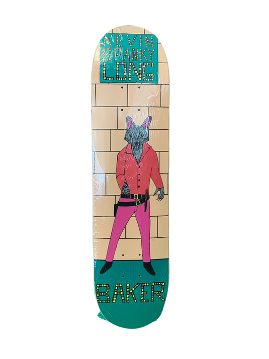 Baker Spanky Fox Gunslinger 7.75" Classic Skateboard Deck