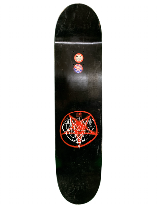 Foundation Cataclysmic Abyss Black 8" Classic Skateboard Deck