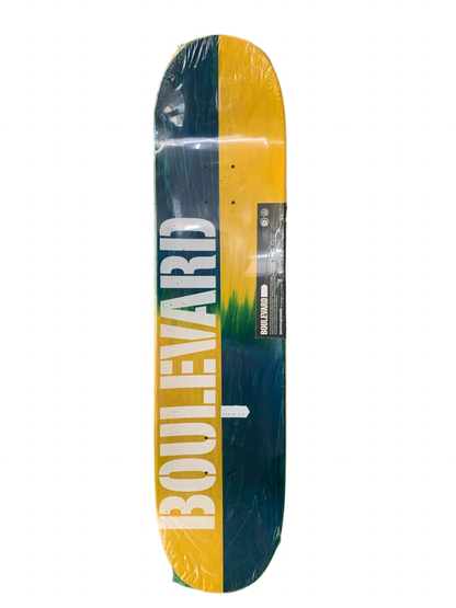 Boulevard Carlos Iqui Logo Name 7.8" Classic Skateboard Deck