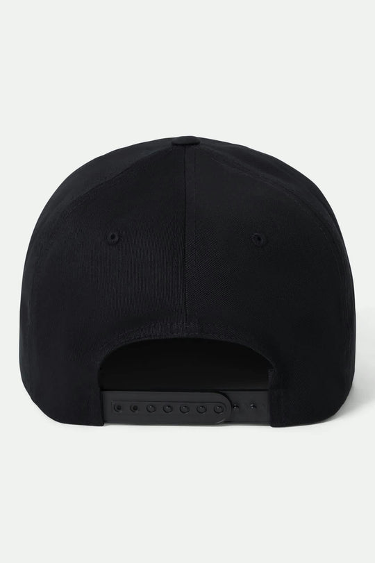 Brixton Waller HP Black Snapback Hat