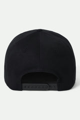 Brixton Waller HP Black Snapback Hat