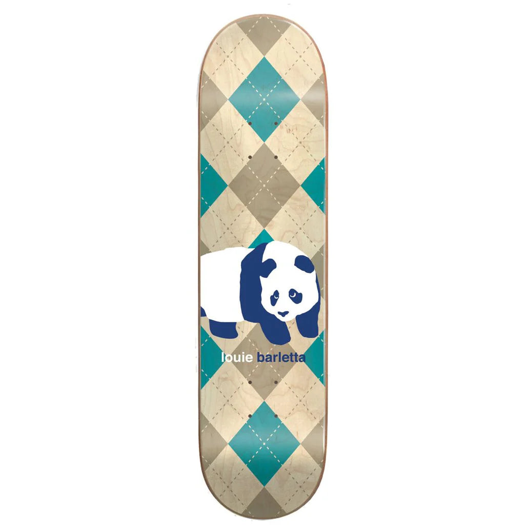 Enjoi Barletta Peekaboo Pro Panda Natural/Blue Super Sap Resin 7 8.25" Skateboard Deck