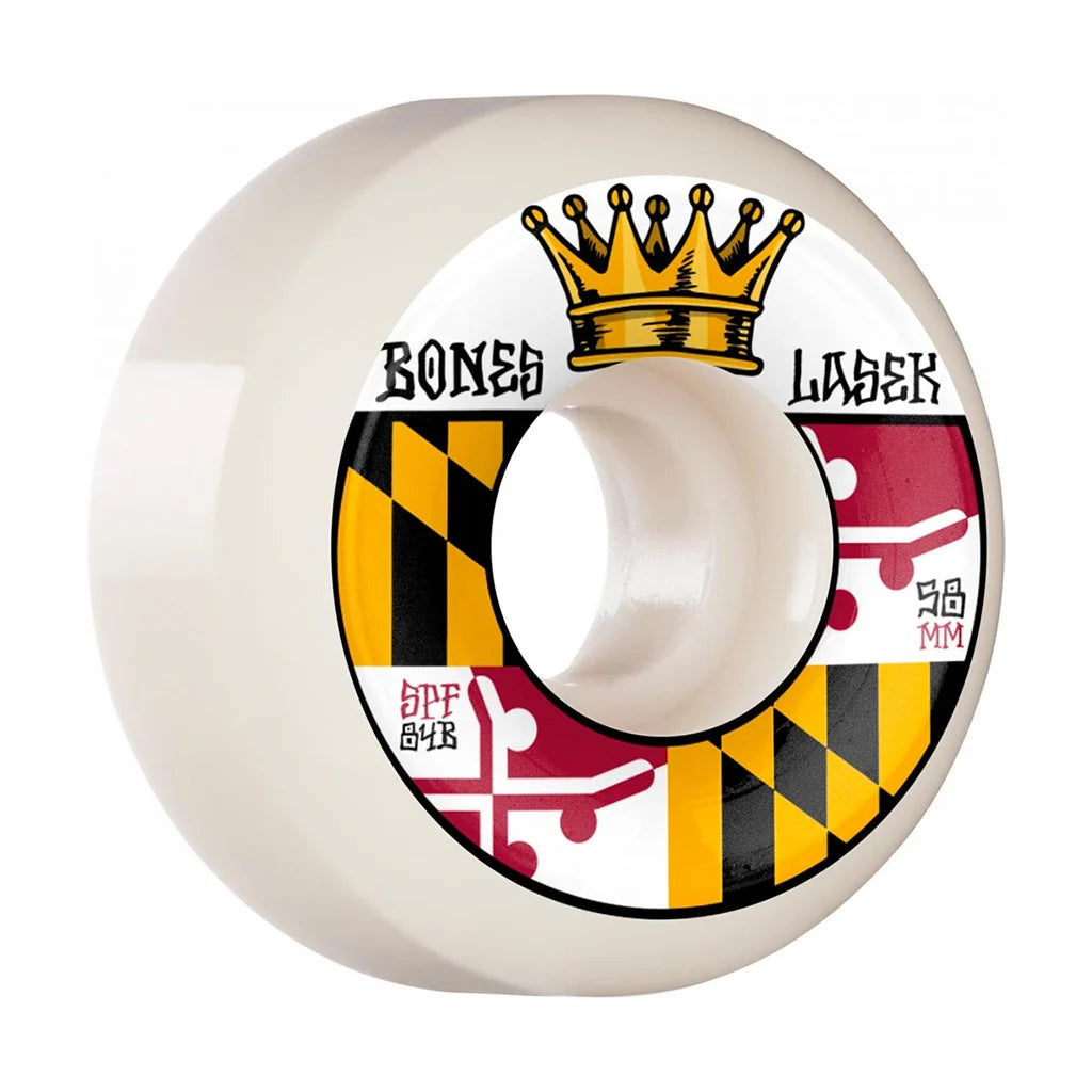 Bones SPF P5 Sidecut Lasek State Crest 84B 56mm Wheels