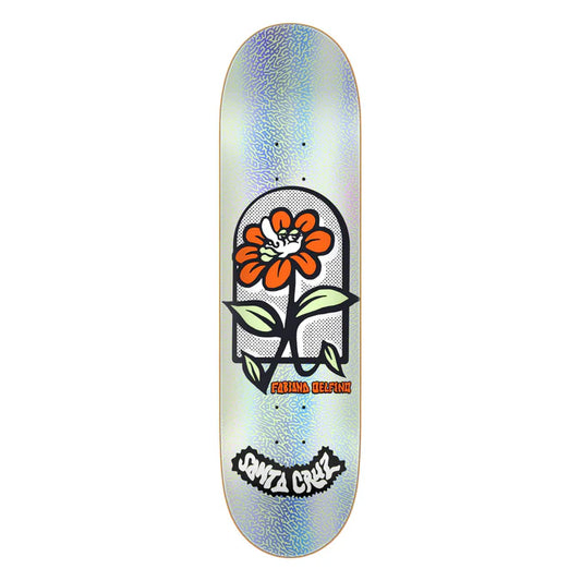Santa Cruz Delfino Flower Frame FeelBase 8.0" Skateboard Deck