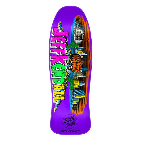 Santa Cruz Kendall Pumpkin Reissue Shaped 10" Skateboard Deck