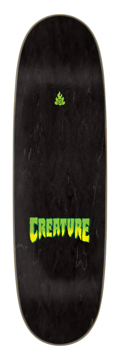 Creature Logo Spray Egg Shape 9" Skateboard Deck