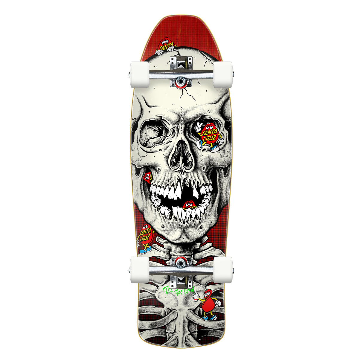 Santa Cruz Dot Dudes 10.32" x 34" Shaped Cruzer Cruiser Complete