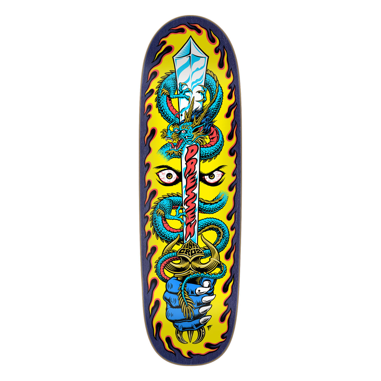 Santa Cruz Dressen Sword Pro Shaped 9.25" x 31.95" Skateboard Decks