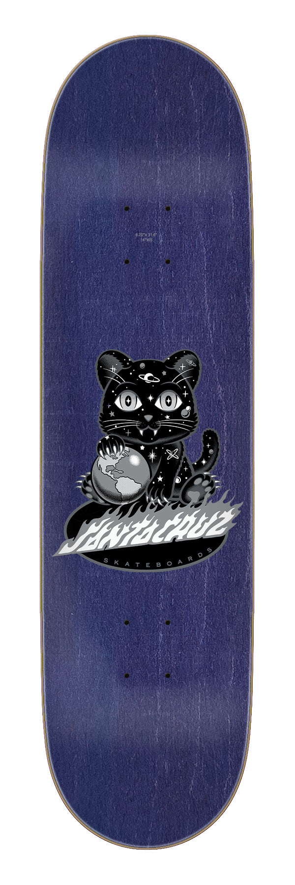 Santa Cruz Asta Space Kitten Twin Pro 8.2" x 31.6" Skateboard Decks
