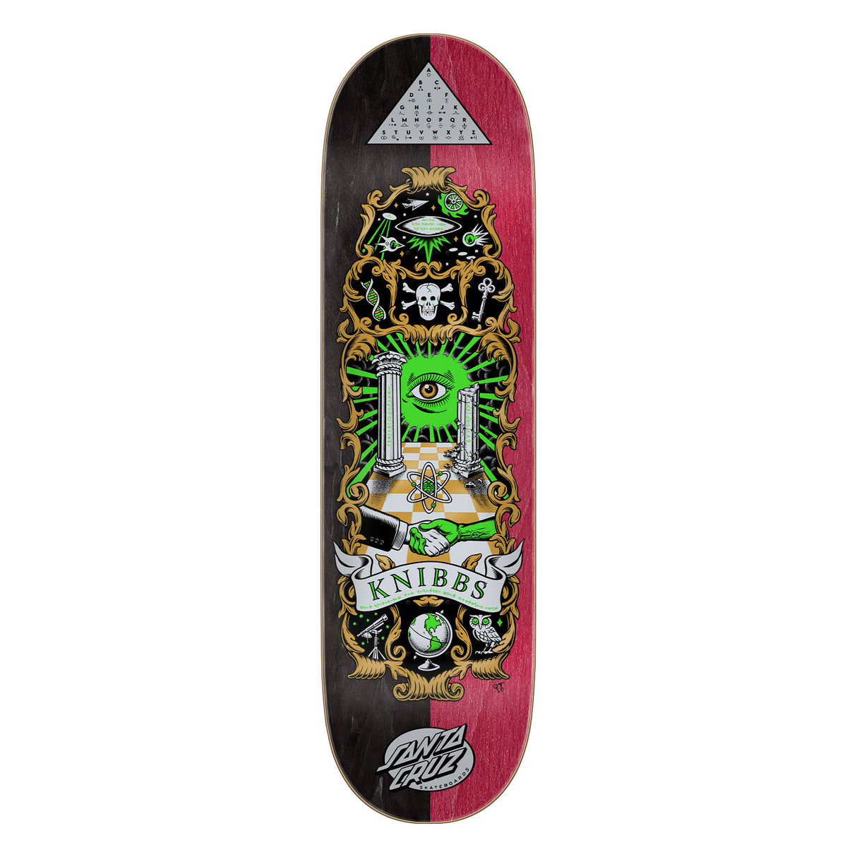 Santa Cruz Knibbs Cryptic Pro 8.50" x 31.60" Skateboard Decks