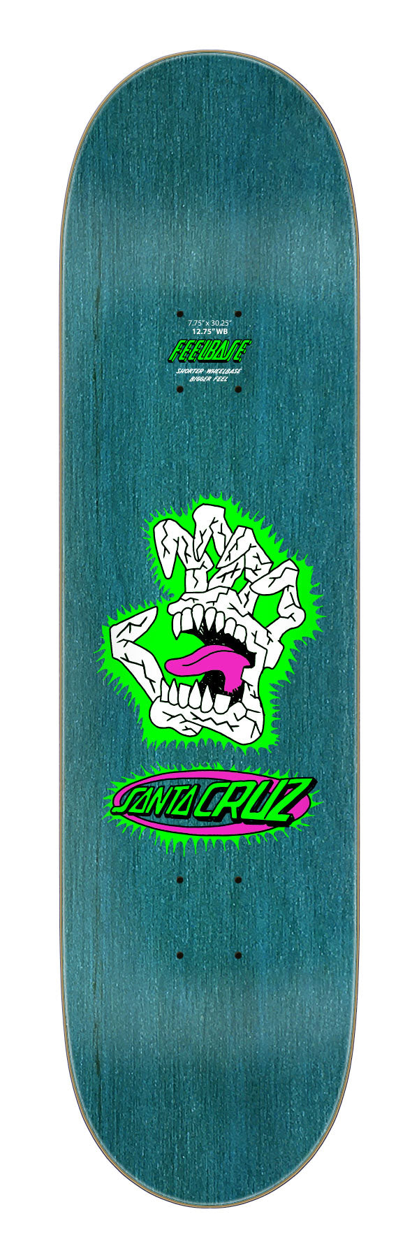 Santa Cruz Scribble Head FeelBase 7.75" x 30.25" Skateboard Decks