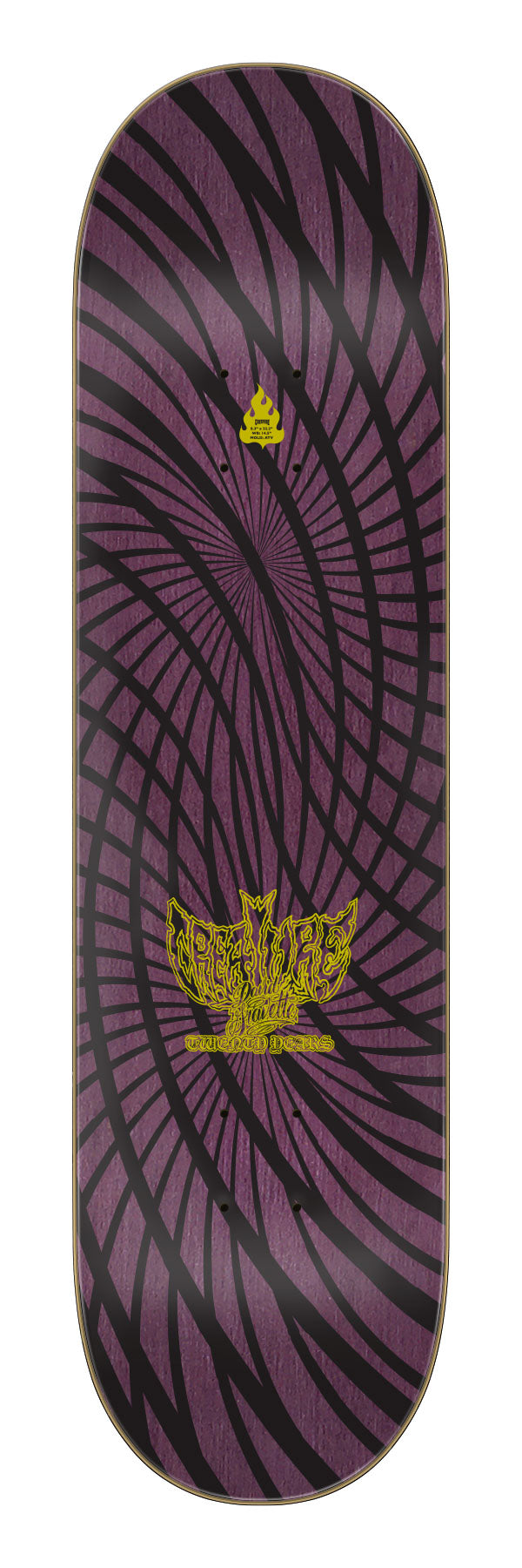 Creature Gravette Hippie Skull 20th Pro 8.3" x 32.2" Skateboard Decks