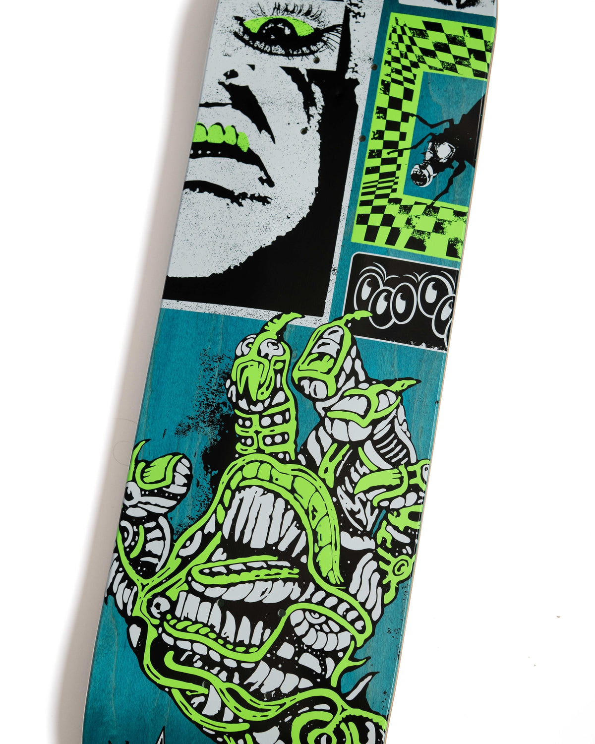 Santa Cruz Scourge Hand FeelBase 8.00" x 30.50" Skateboard Deck