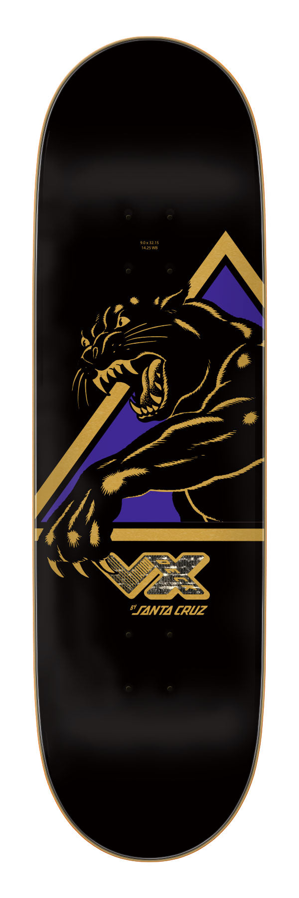 Santa Cruz Natas Shattered Panther VX Deck 9.00" x 32.15" Skateboard Deck