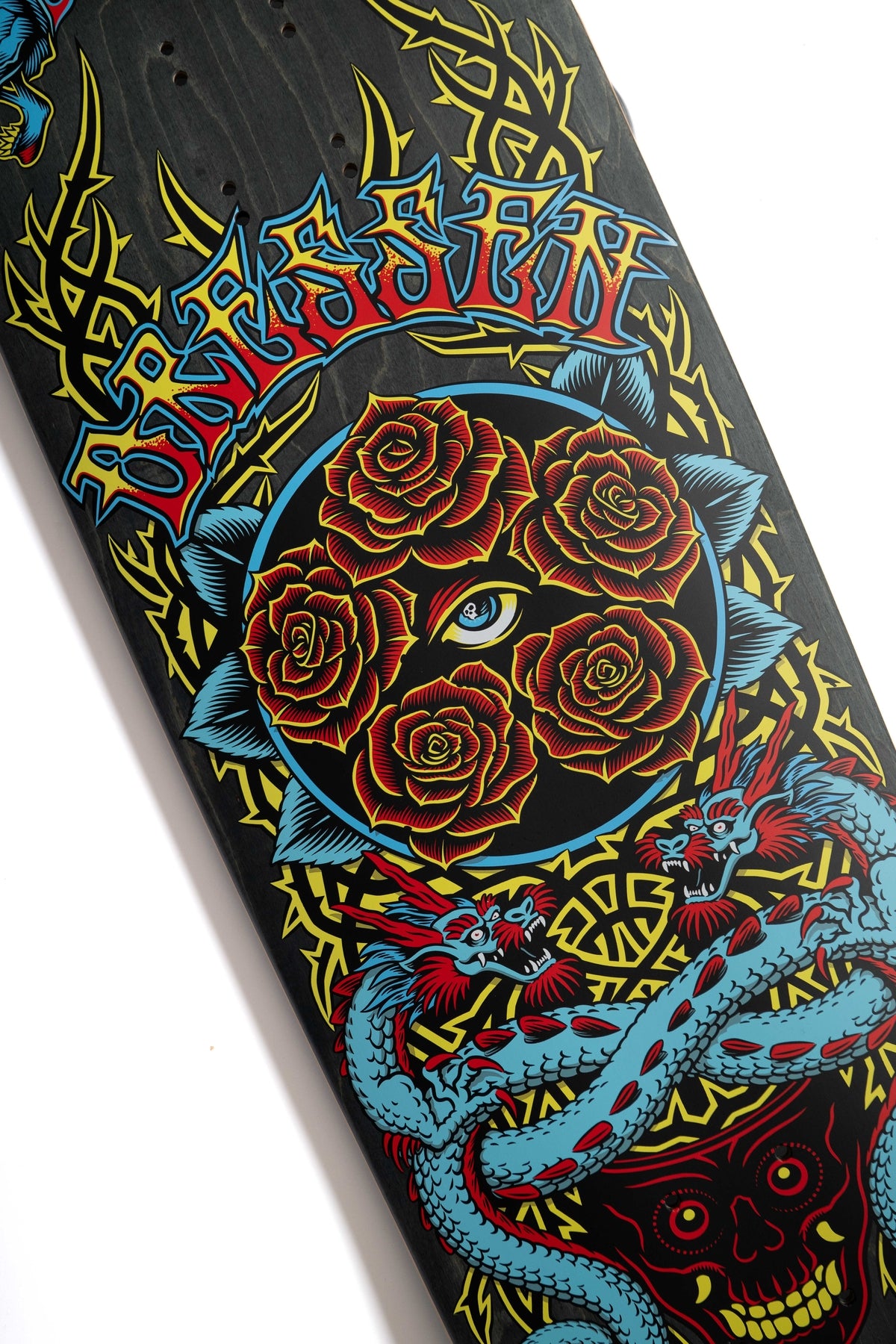 Santa Cruz Dressen Rose Crew Five Pro Shaped 9.30" x 32.36" Skateboard Deck