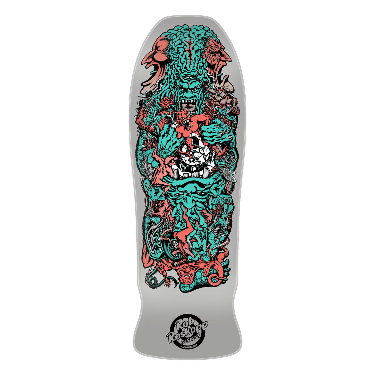 Santa Cruz Roskopp Five Reissue 10.22" x 30.282" Skateboard Deck
