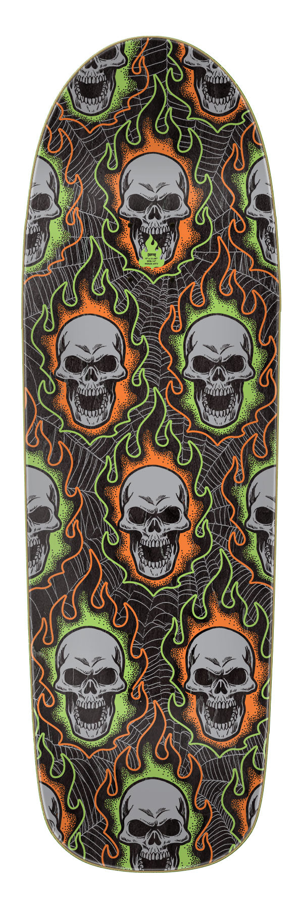 Creature Bonehead Webbed Team 9.00" x 31.68" Skateboard Deck