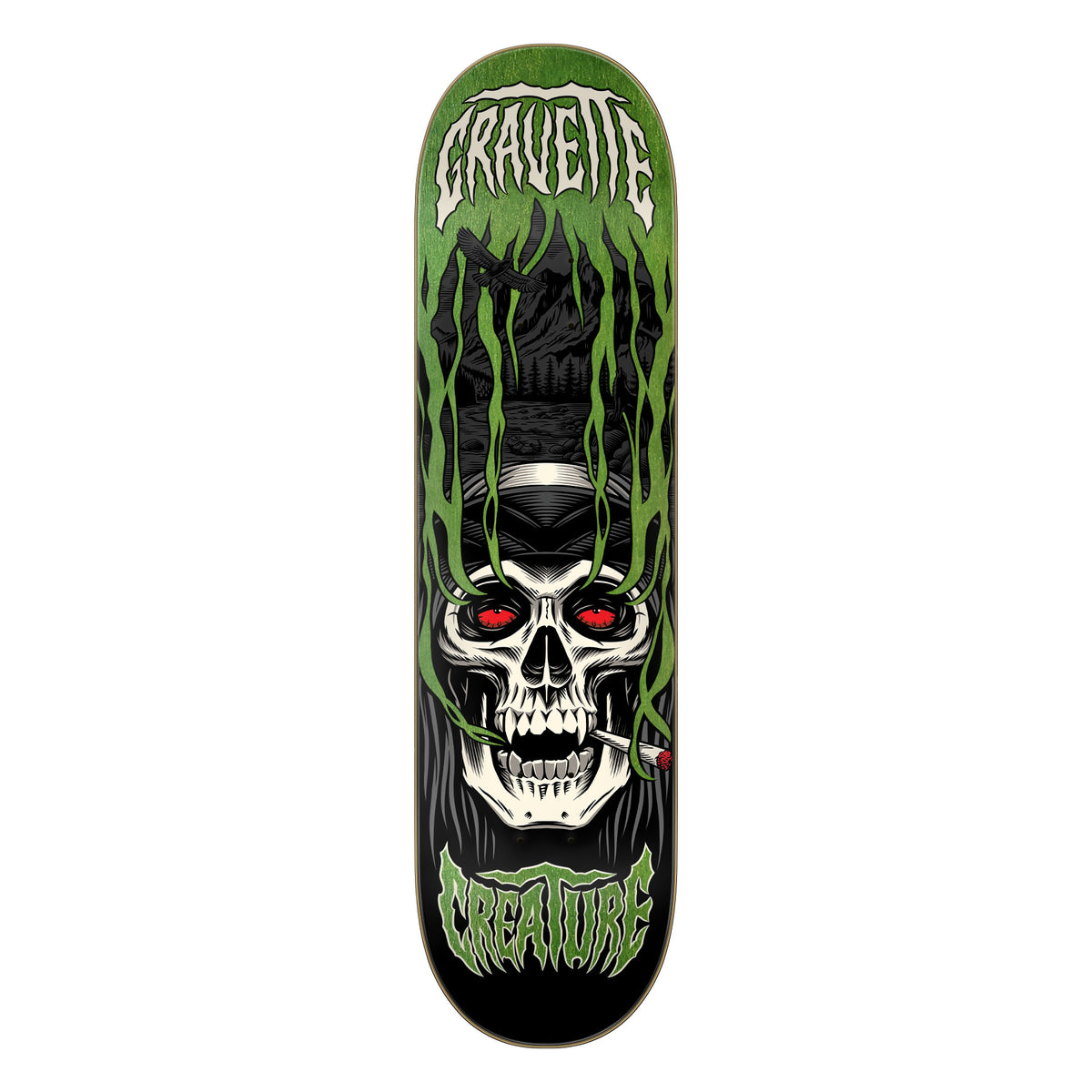 Creature Gravette Hippie Skull IV Pro 8.3" x 32.2" Skateboard Deck