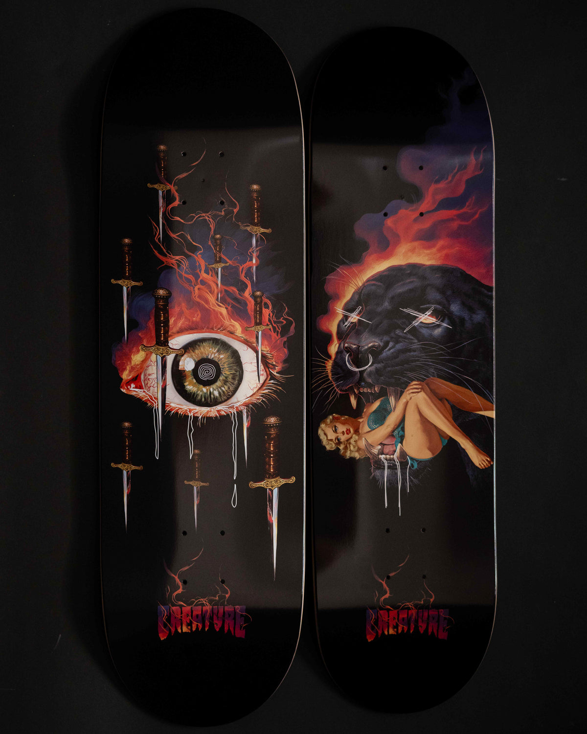 Creature Torres Jaguar Pro Stumps 8.51" x 31.88" Skateboard Deck