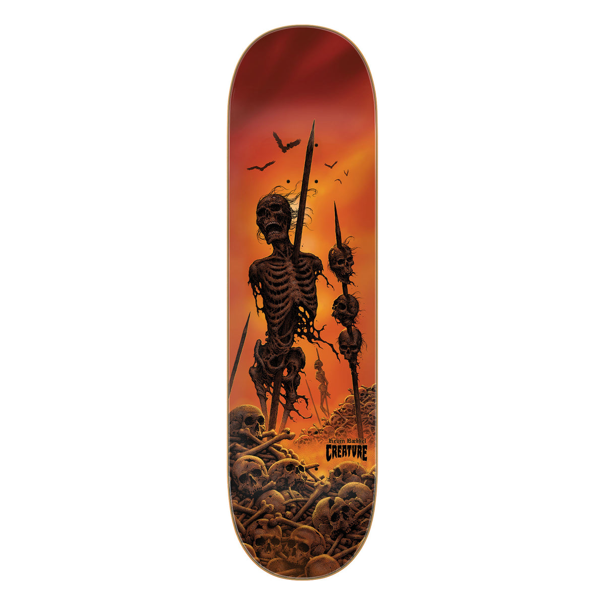 Creature Baekkel Wasted Pro 8.6" x 32.11" Skateboard Deck