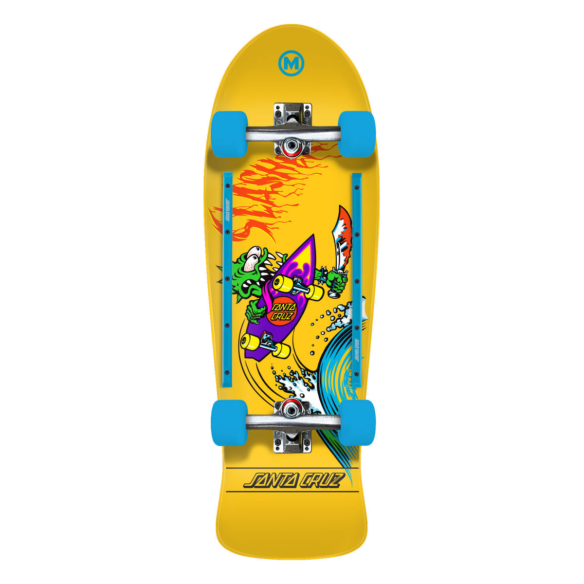 Santa Cruz Meek OG Slasher 10.1" x 31.13" Reissue Cruzer Complete Skateboard