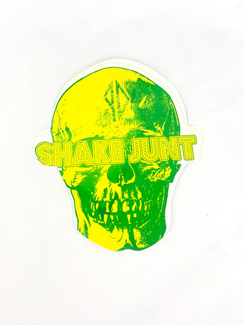 Shake Junt PD Skull Clear Assorted Sticker 10" x 8.5"