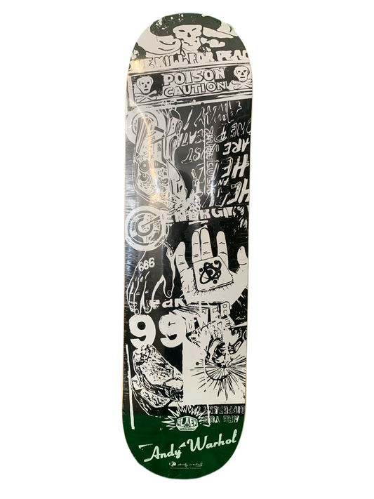 Alien Workshop Andy Warhol Collage Black 8" Classic Skateboard Deck