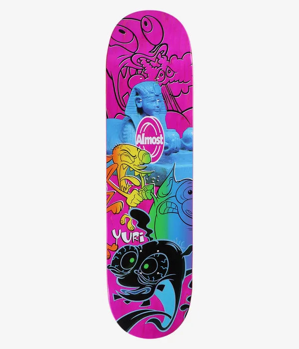 Almost Yuri Ren & Stimpy Mixed Up Resin 7 8.375" Skateboard Deck