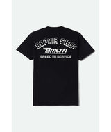 Brixton Free Black Worn Wash Standard S/s Shirt