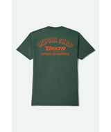 Brixton Free Primal Green Worn Wash Standard S/s Shirt