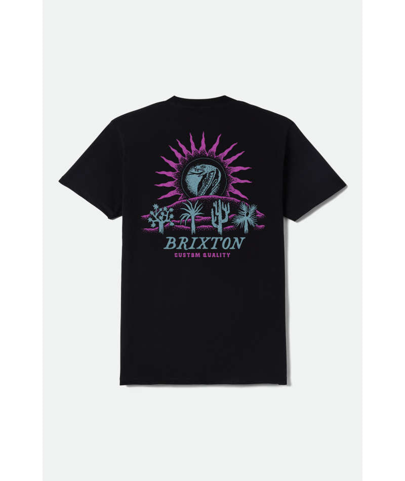 Brixton Dark Paradise Black Standard S/s Shirt