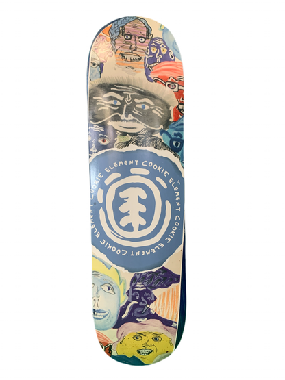 Element Chris Cookie Colburn Faces 8.4" Classic Skateboards Deck