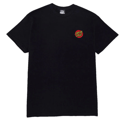 Santa Cruz Cruz Embroidered Black Heavyweight S/s Shirt