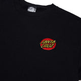 Santa Cruz Cruz Embroidered Black Heavyweight S/s Shirt