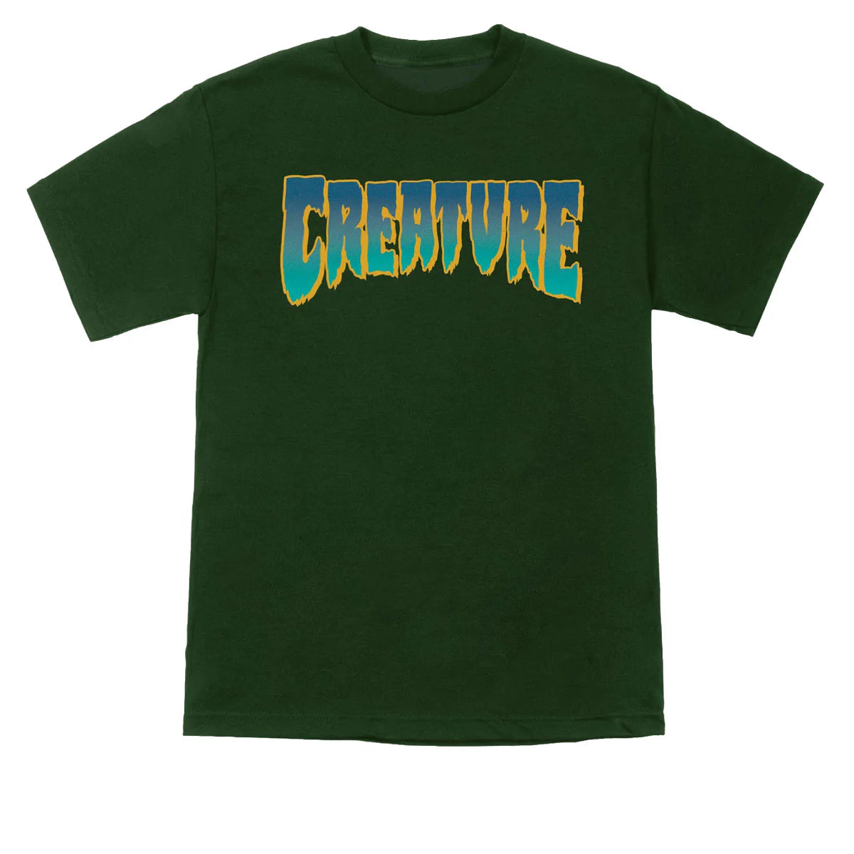 Creature Logo Forest Orange Heavyweight S/s Shirt
